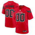 Custom Houston Texans Alternate Jersey - Red