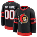 Custom Ottawa Senators Home Premium Jersey - Black