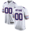 Custom Buffalo Bills Jersey - White